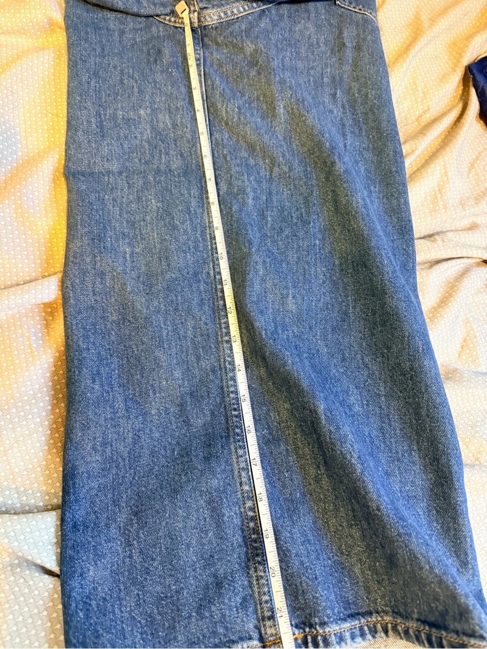Pilcro Wide Leg Cropped Women’s Jeans - Blue Denim Size28 - Picture 4 of 8